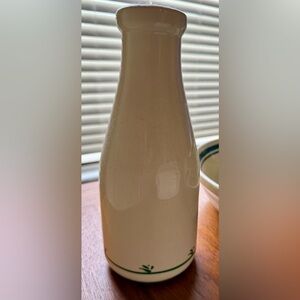 Vintage, ceramic milk jar/bottle. Circa 1980s. Roseville Ohio. 9.5”